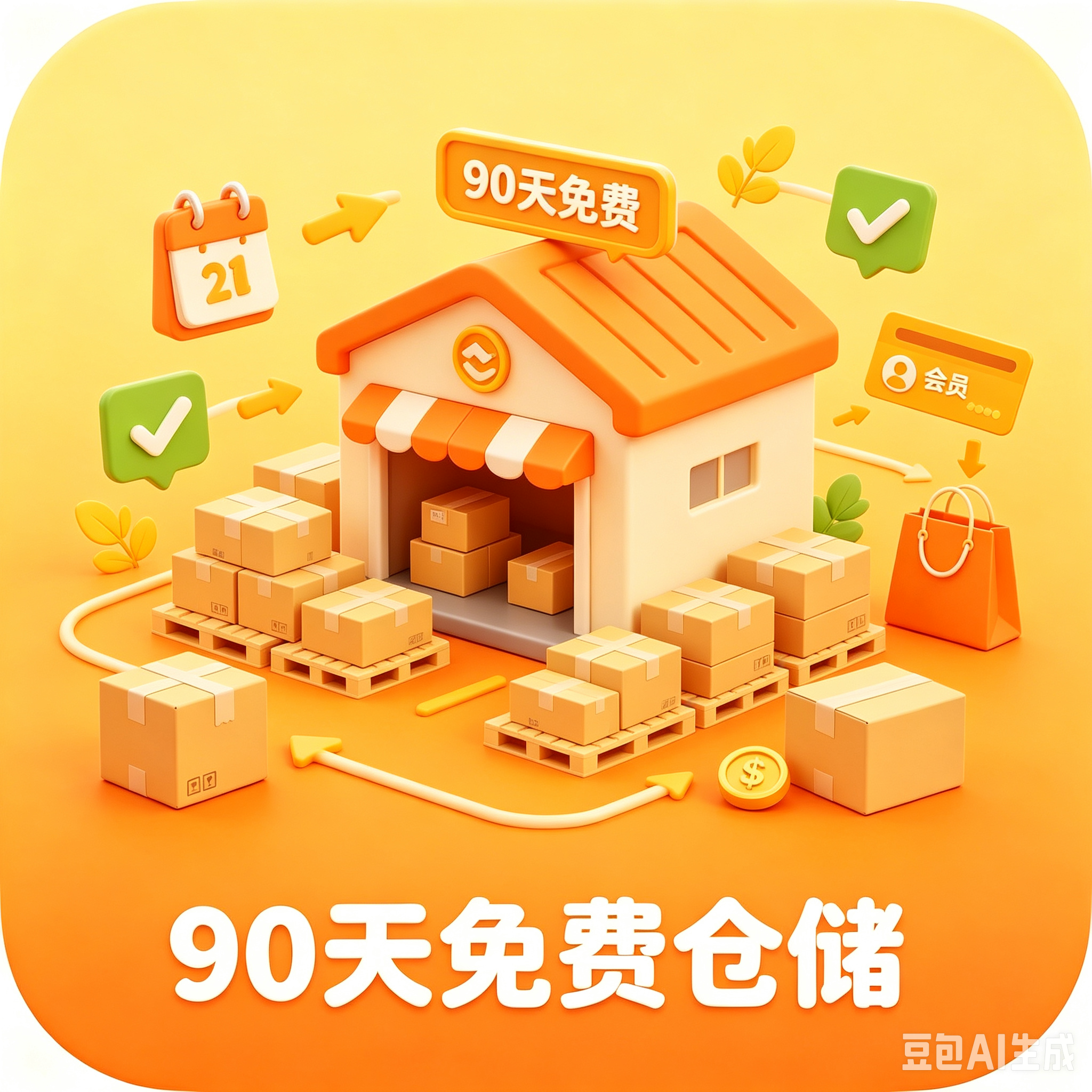 90天免费仓储